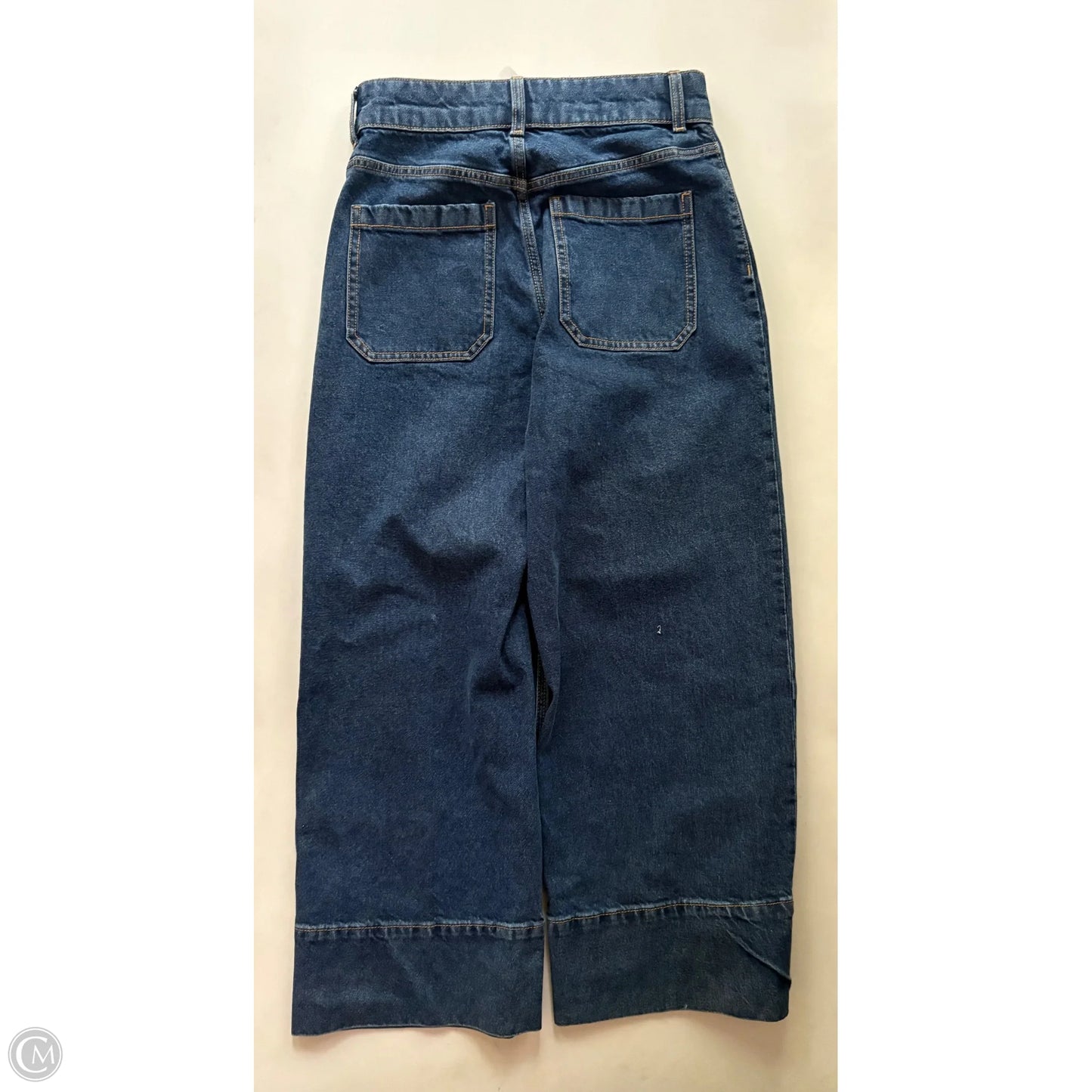 Jeans Wide Leg By H&m In Blue, Size: 6