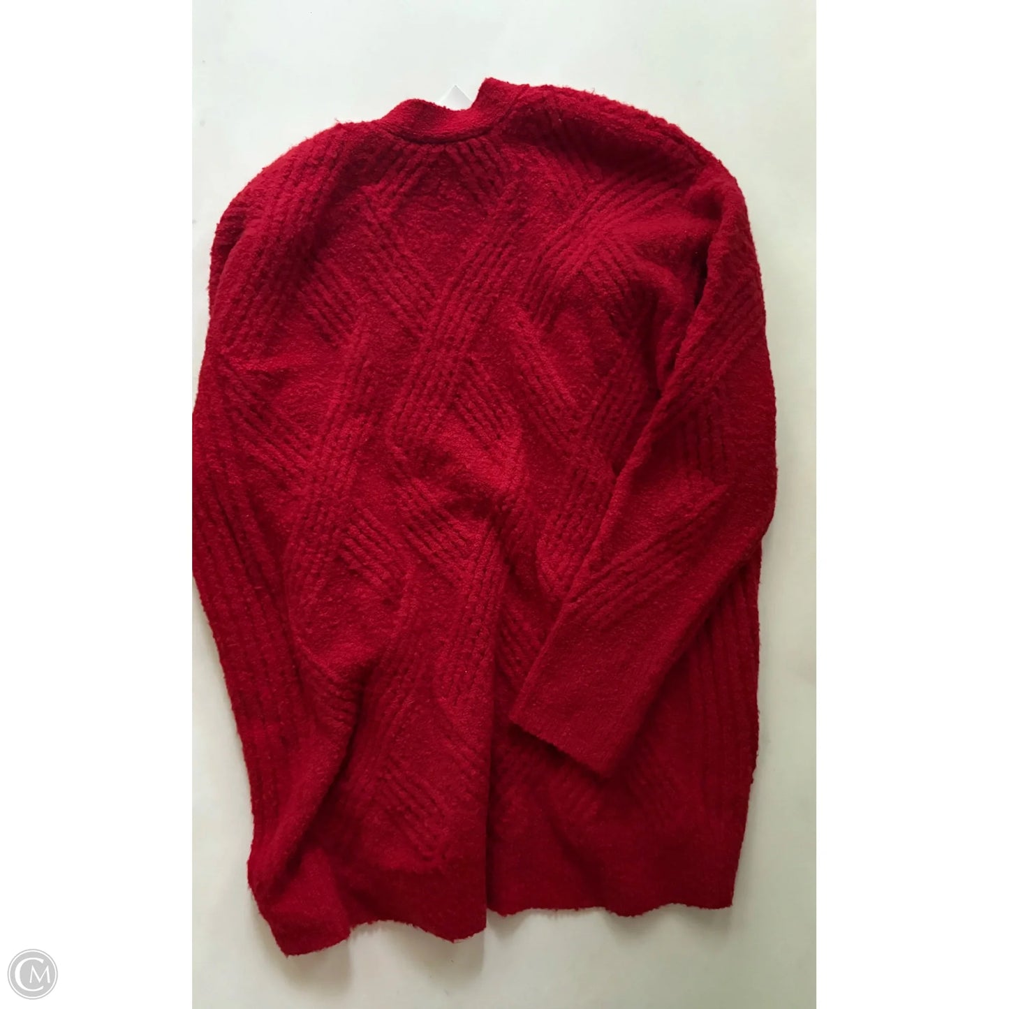 Sweater Cardigan By Moth In Red, Size: Xl