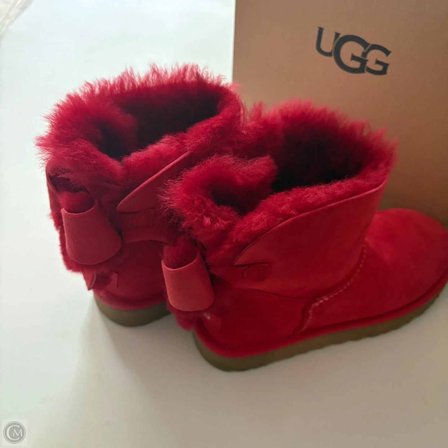 Boots Designer By Ugg In Red, Size: 8