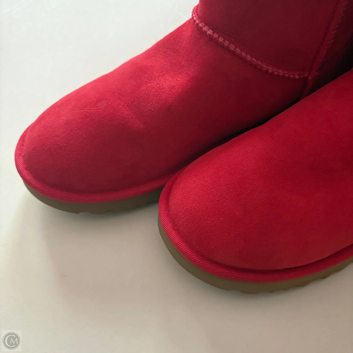 Boots Designer By Ugg In Red, Size: 8