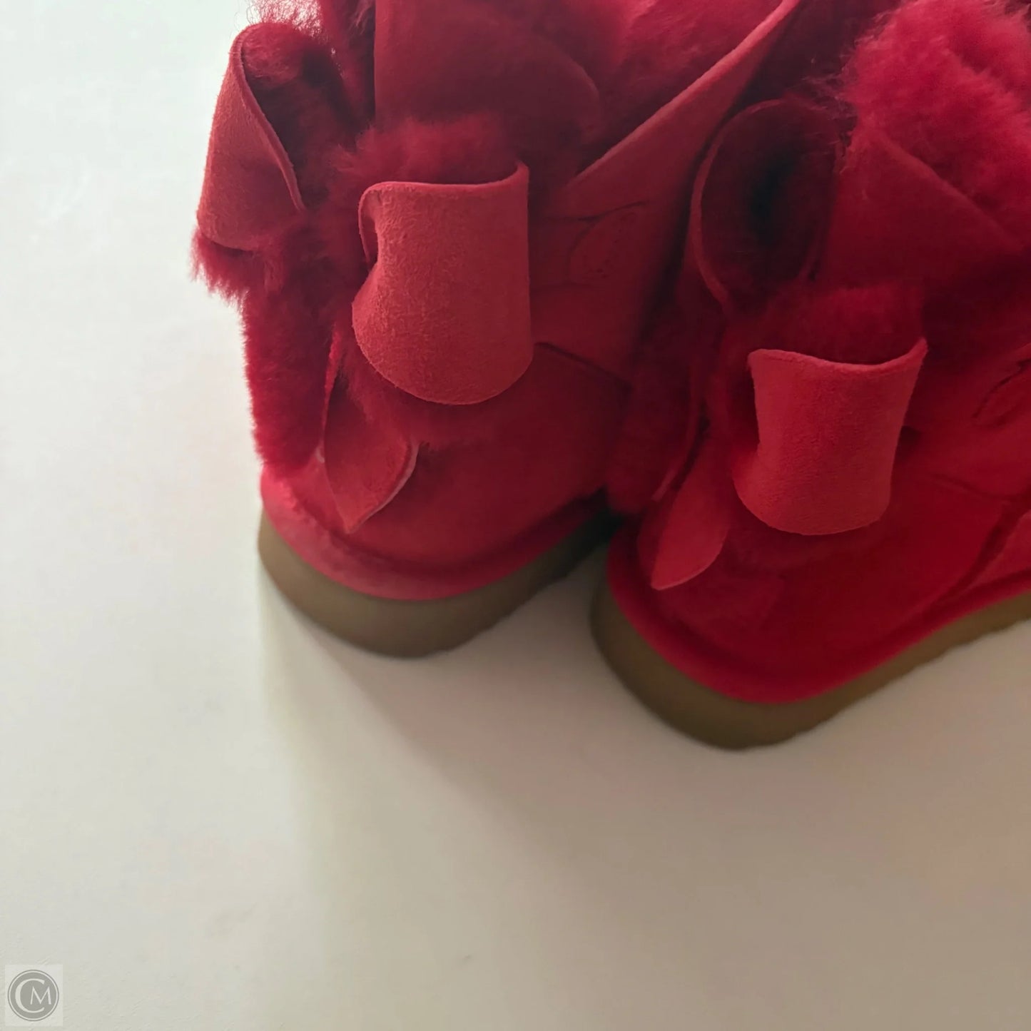Boots Designer By Ugg In Red, Size: 8