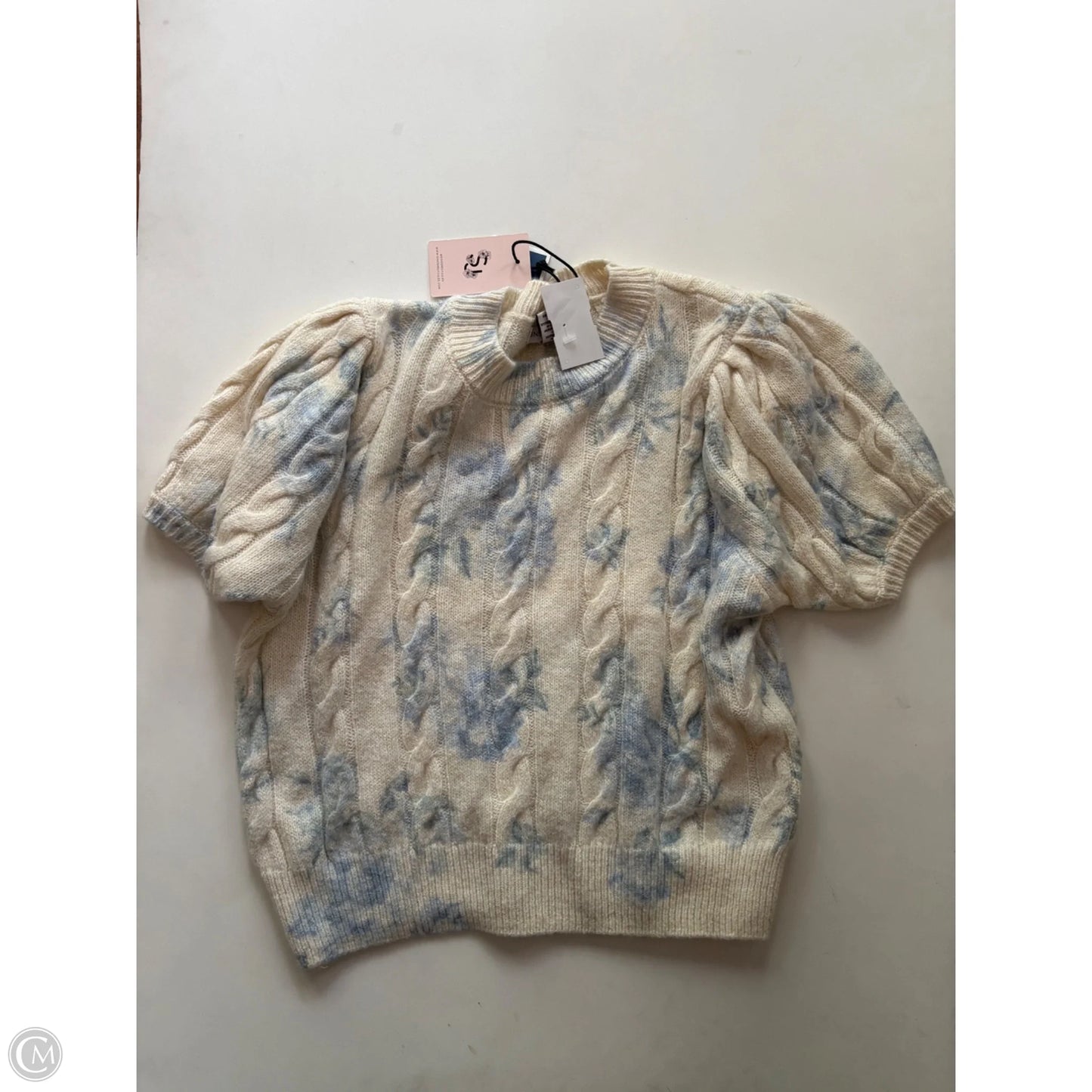 Sweater Short Sleeve By Sincerely Jules In Cream, Size: M