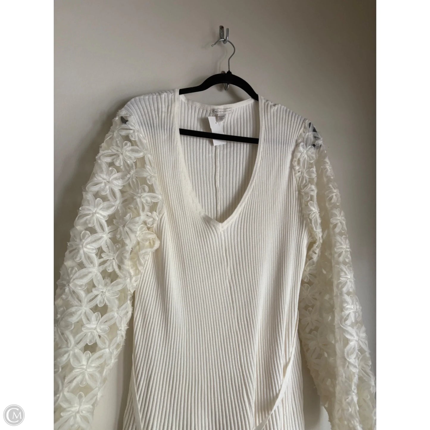 Dress Party Midi By Cato In Cream, Size: 1x