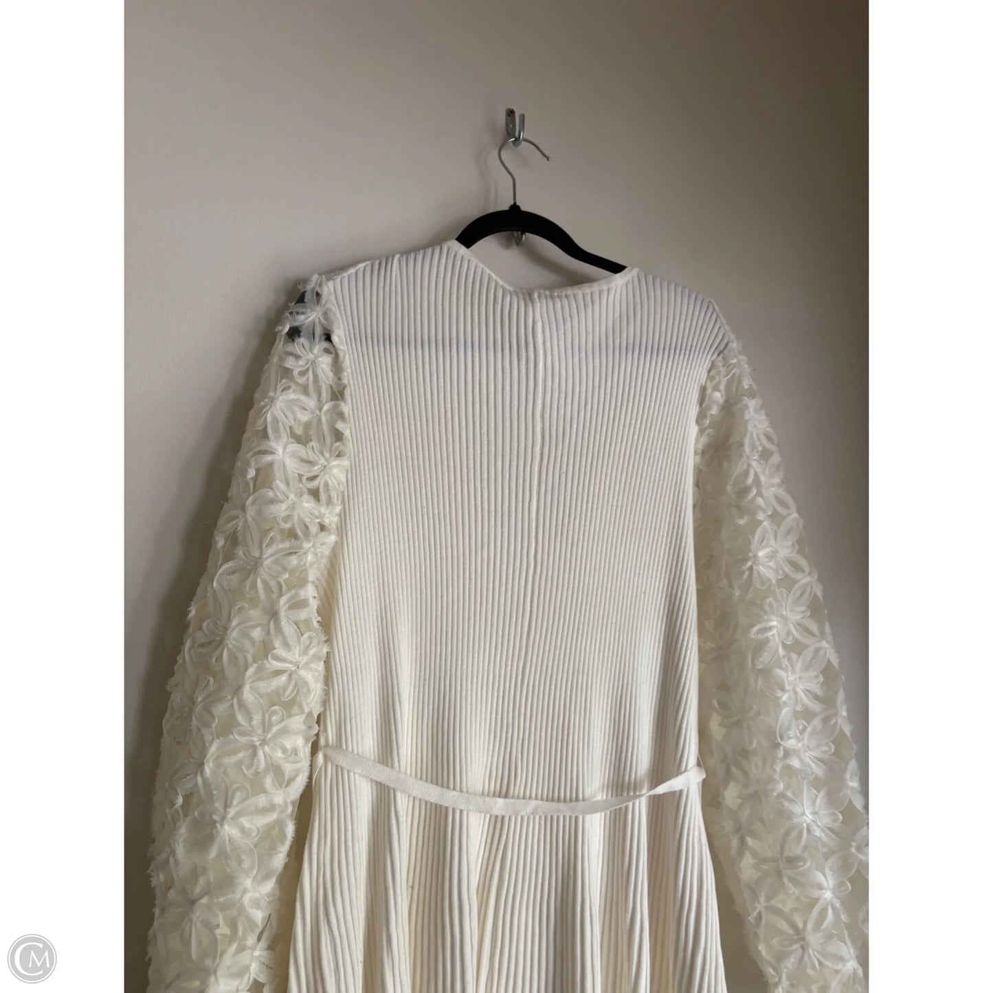 Dress Party Midi By Cato In Cream, Size: 1x