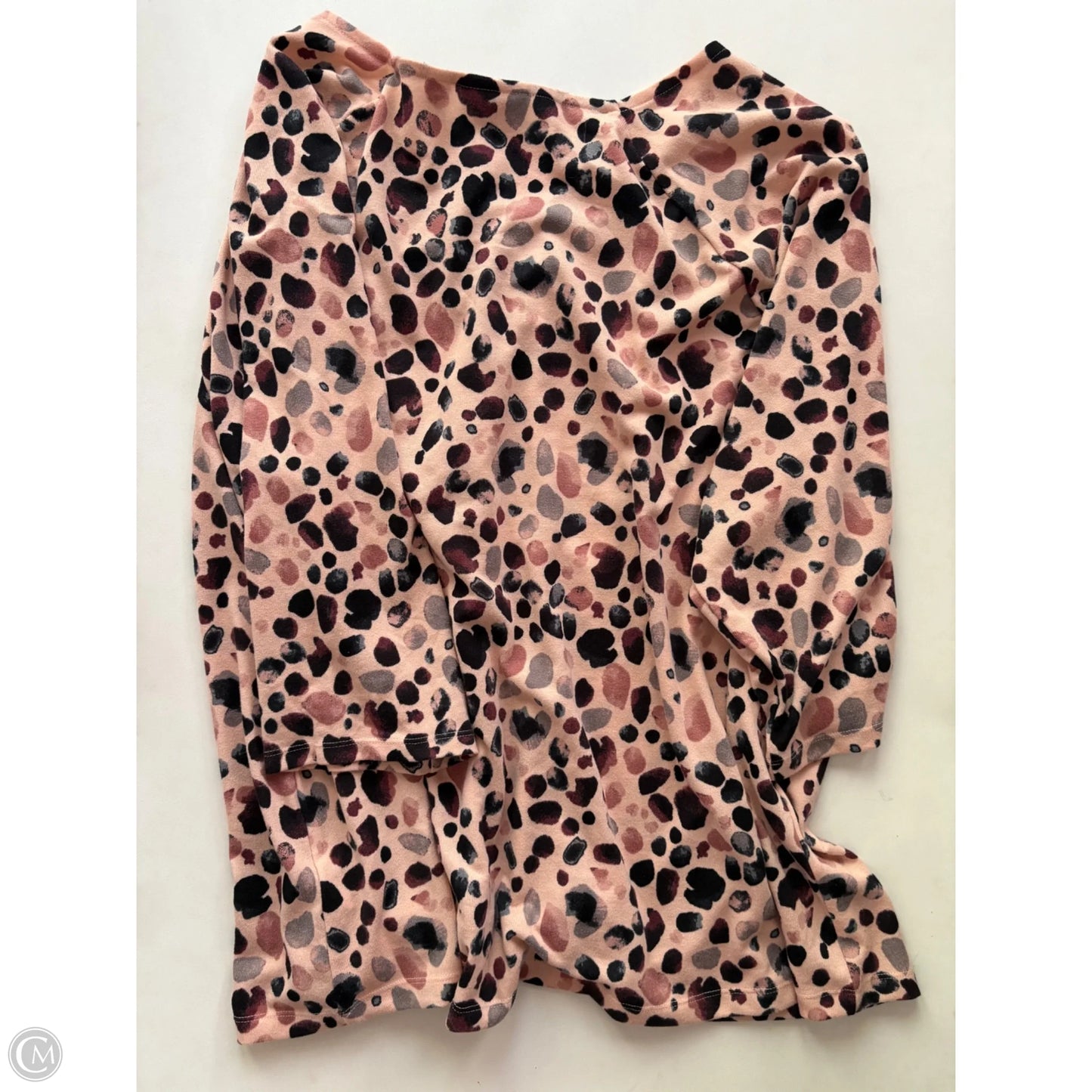 Sweater By Denim And Co Qvc In Animal Print, Size: 3x