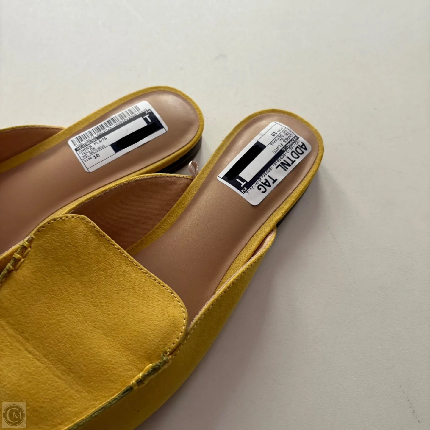 Shoes Flats By Express In Yellow, Size: 10