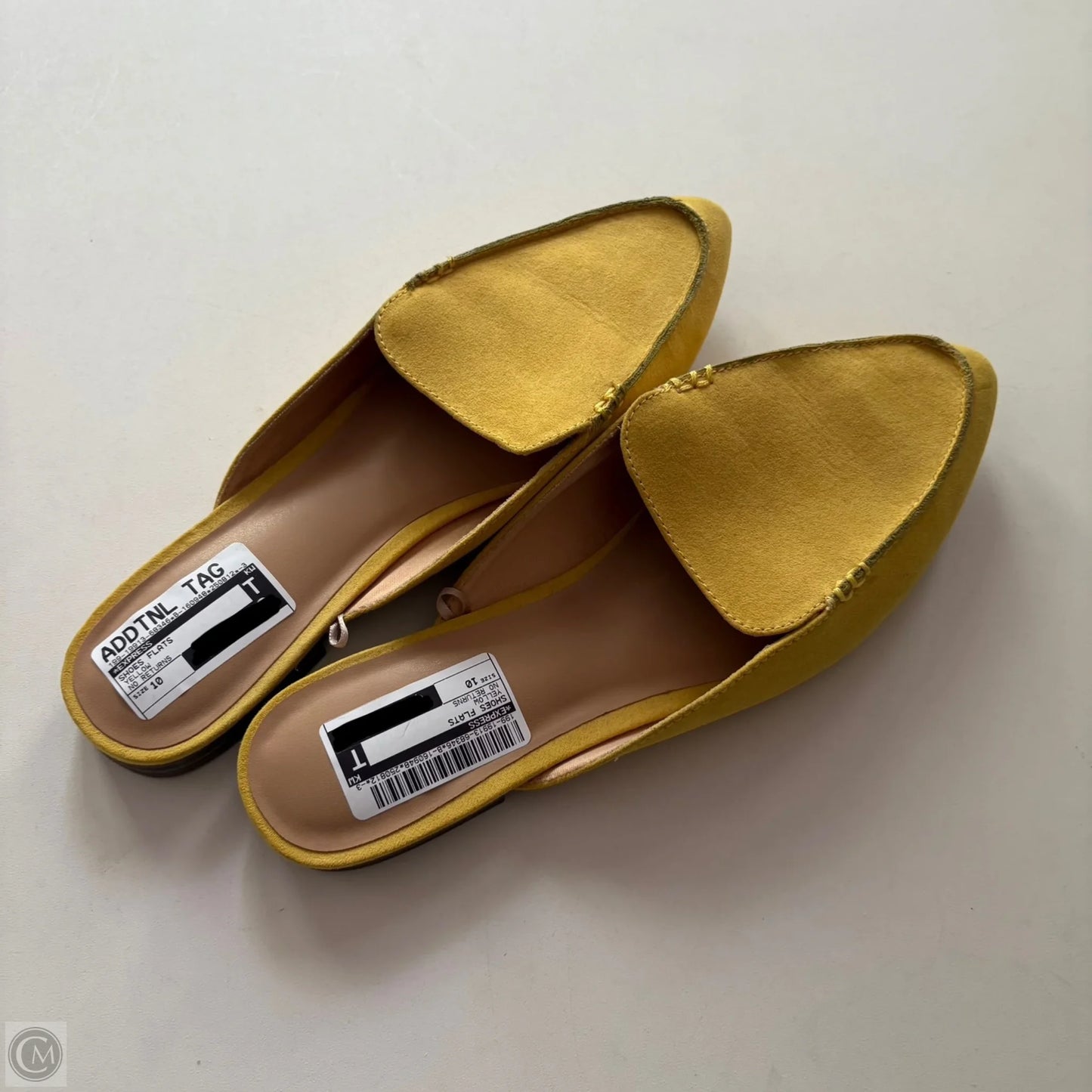 Shoes Flats By Express In Yellow, Size: 10