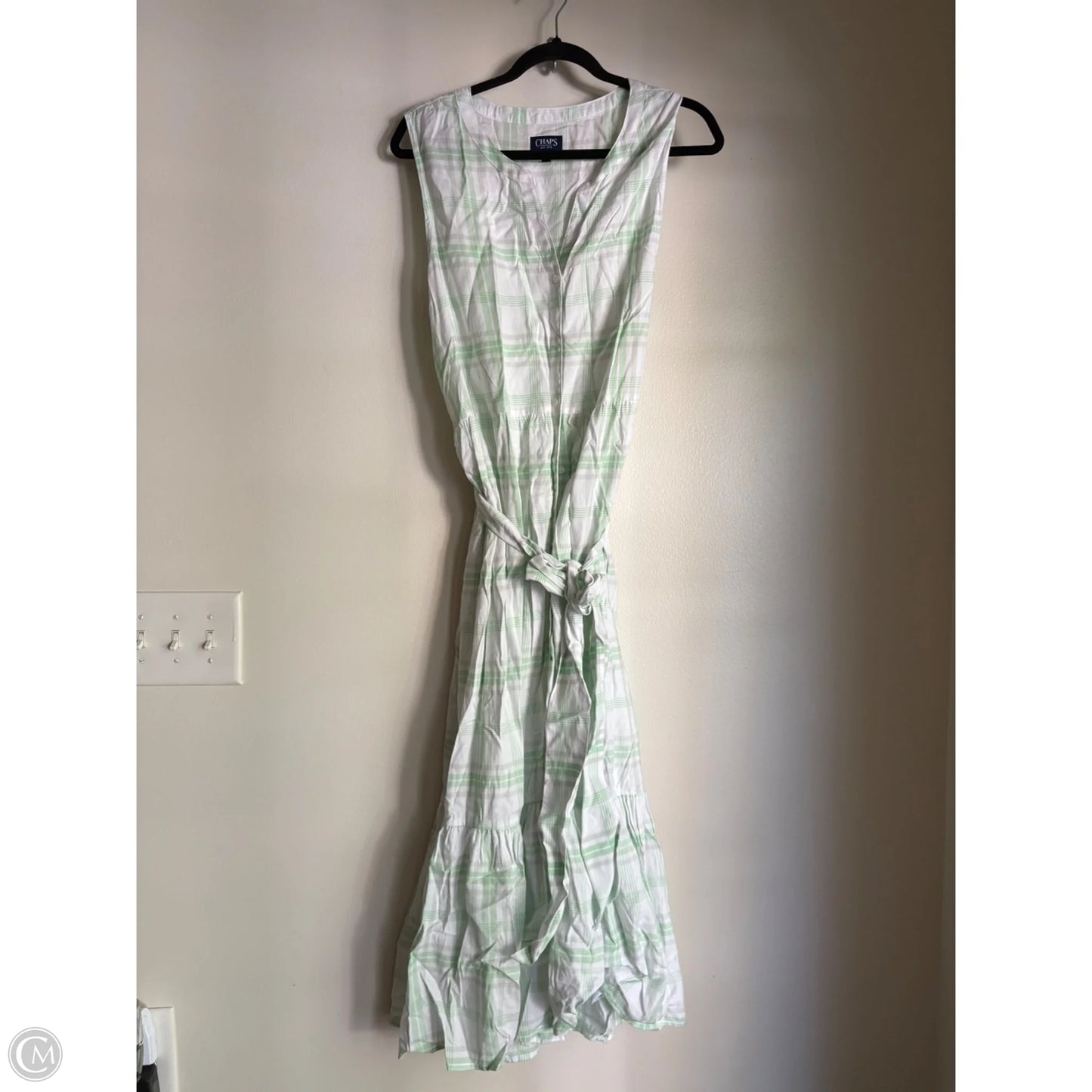 Dress Casual Maxi By Chaps In Green, Size: Xl