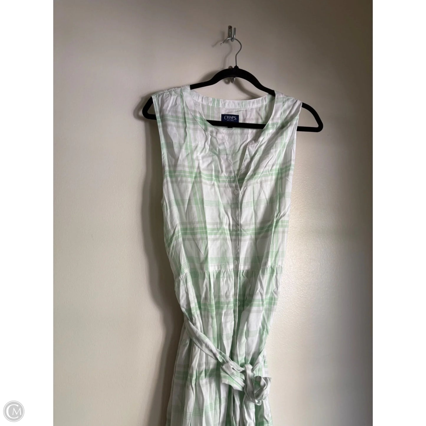 Dress Casual Maxi By Chaps In Green, Size: Xl