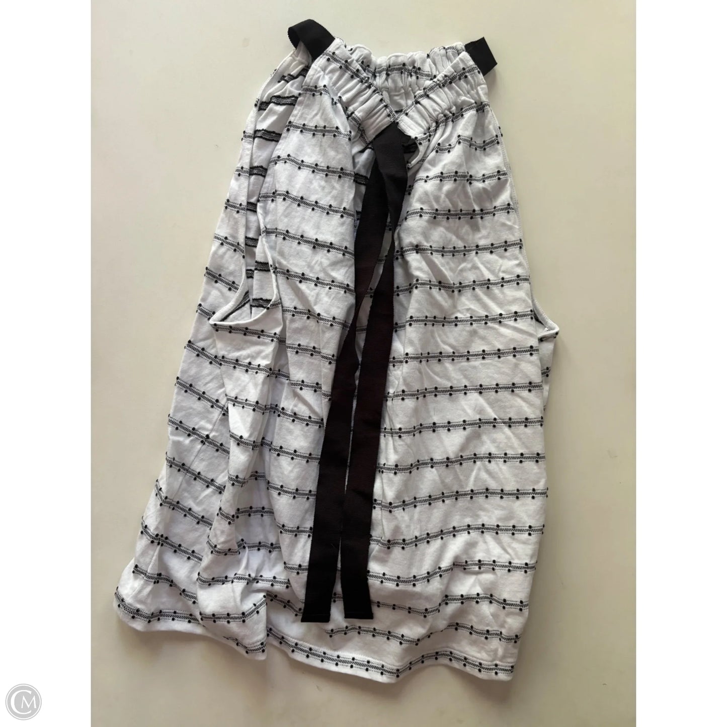 Tank Top By Loft In Black & White, Size: 2x