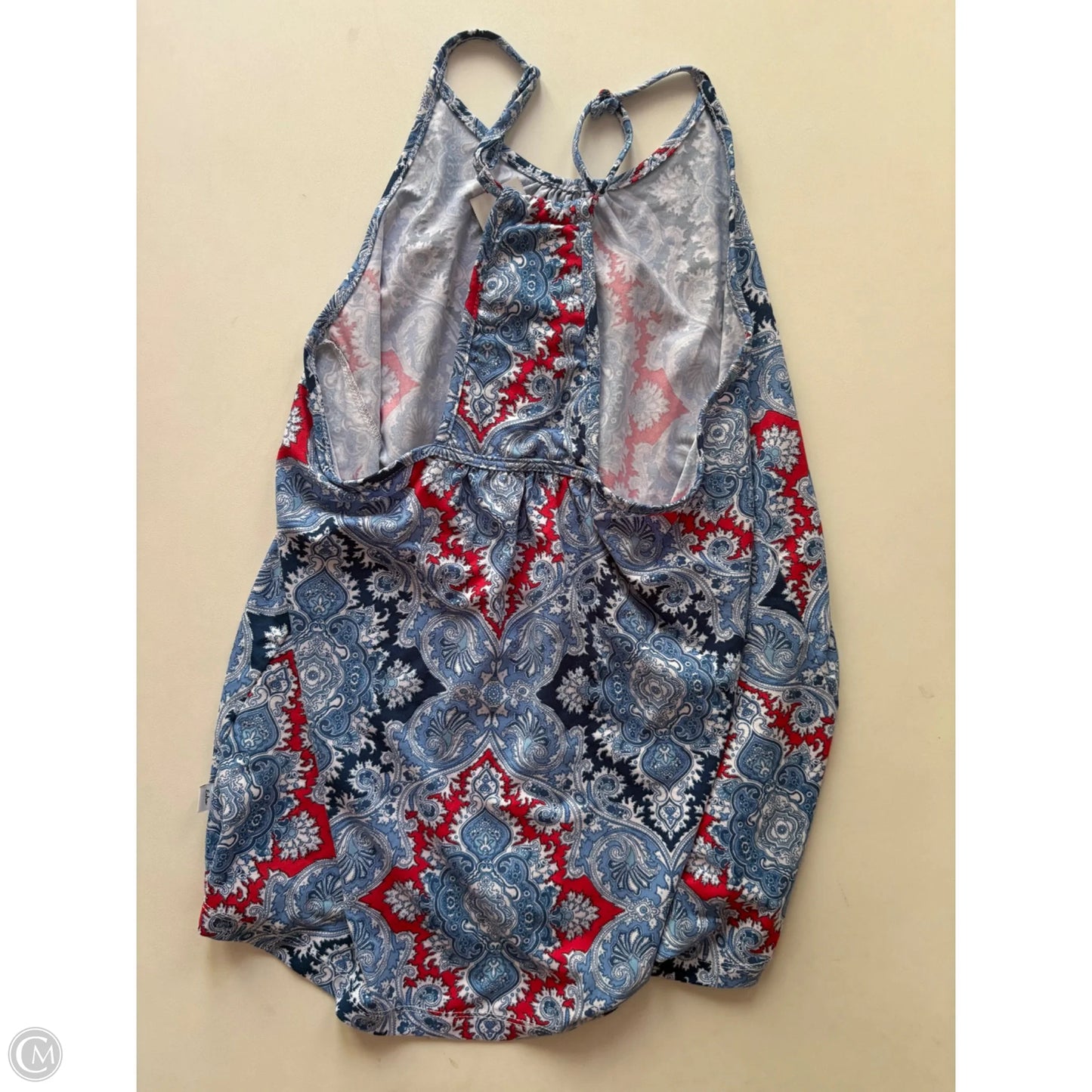 Tank Top By Echo In Blue & Red, Size: L