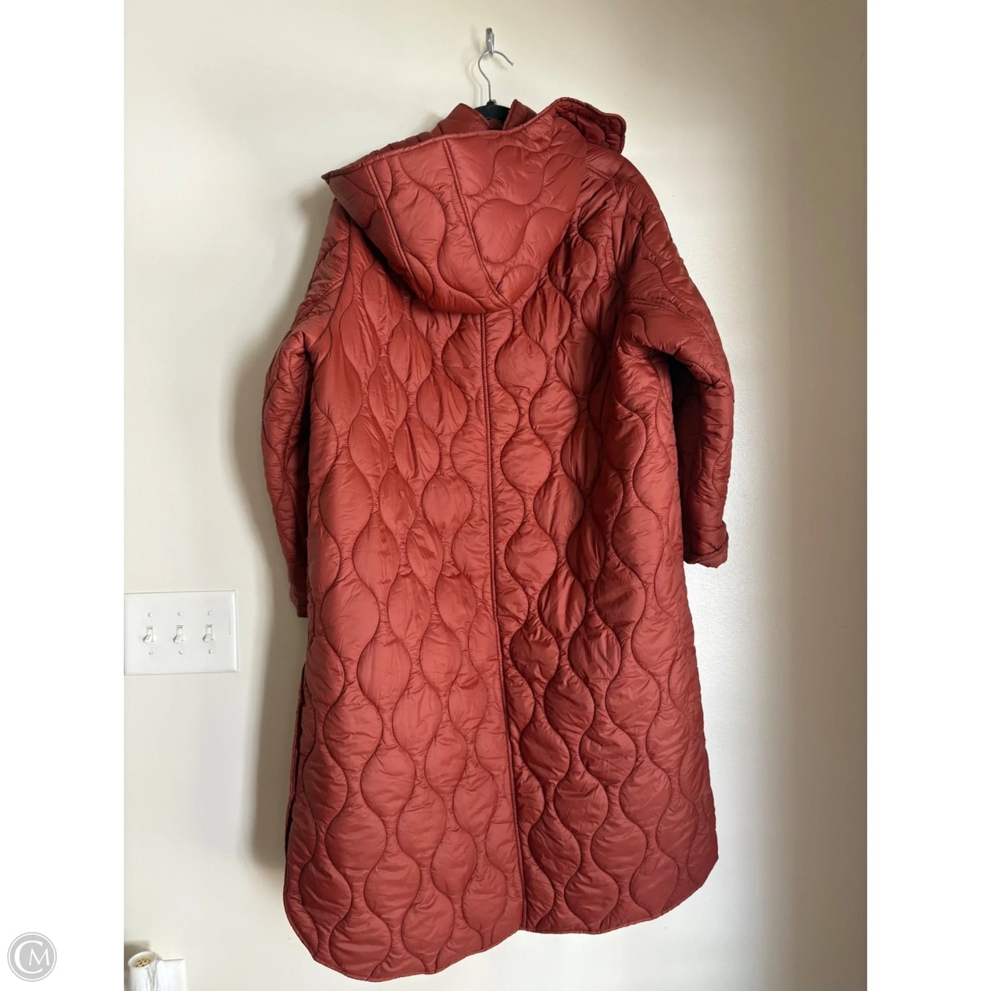 Coat Puffer & Quilted By H&m In Brown, Size: Xl