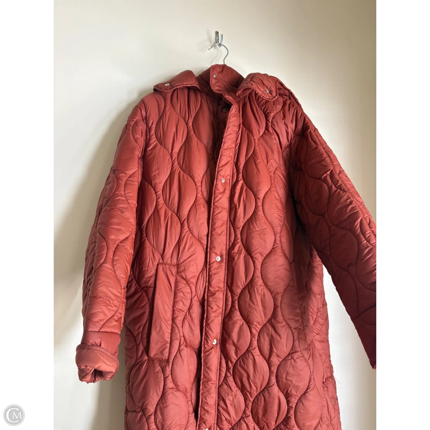 Coat Puffer & Quilted By H&m In Brown, Size: Xl