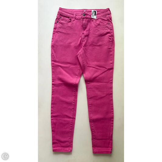 Jeans Straight By New York And Co In Pink, Size: 10