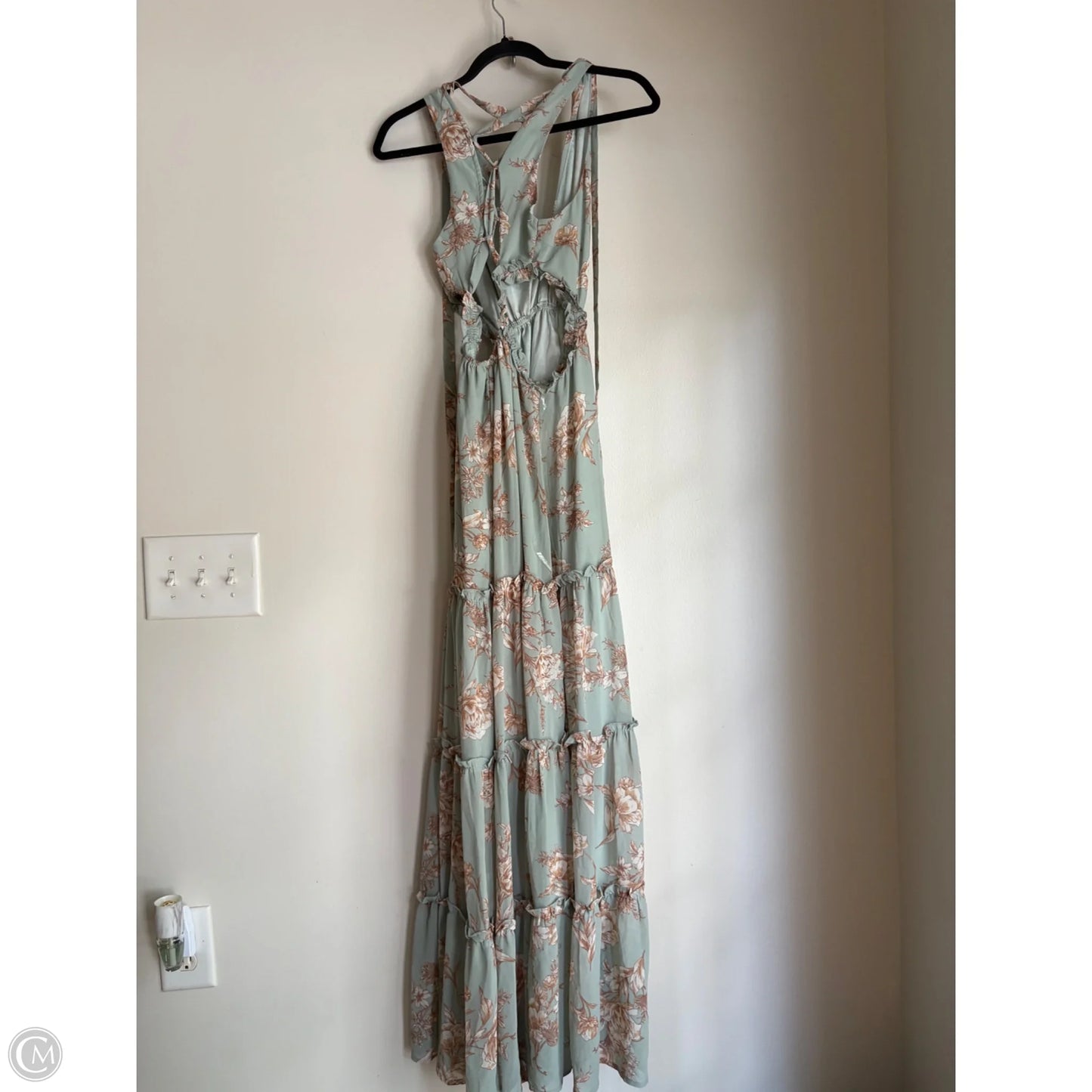 Dress Casual Maxi By Privy In Green, Size: M