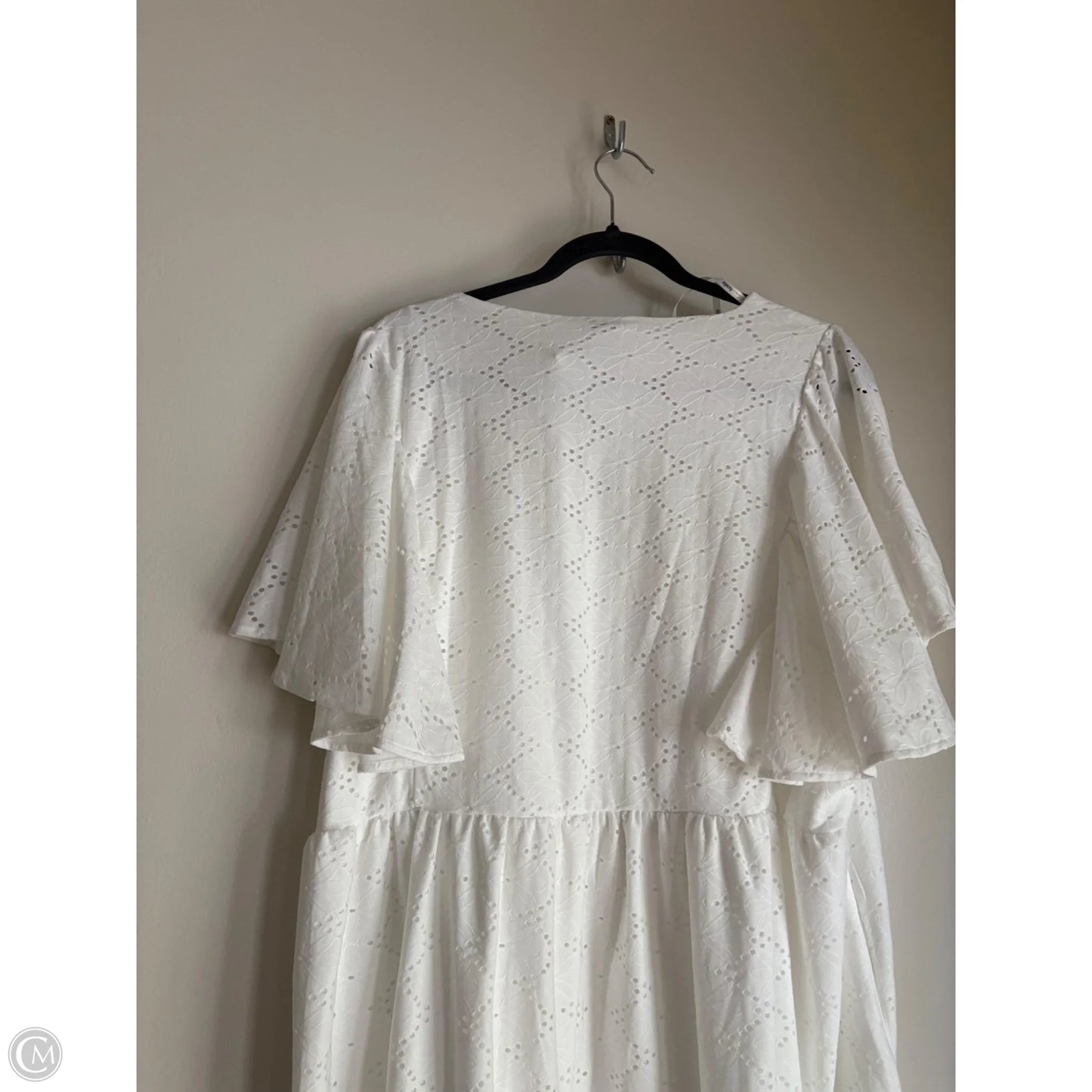 Dress Casual Midi By Arula In White, Size: Xl