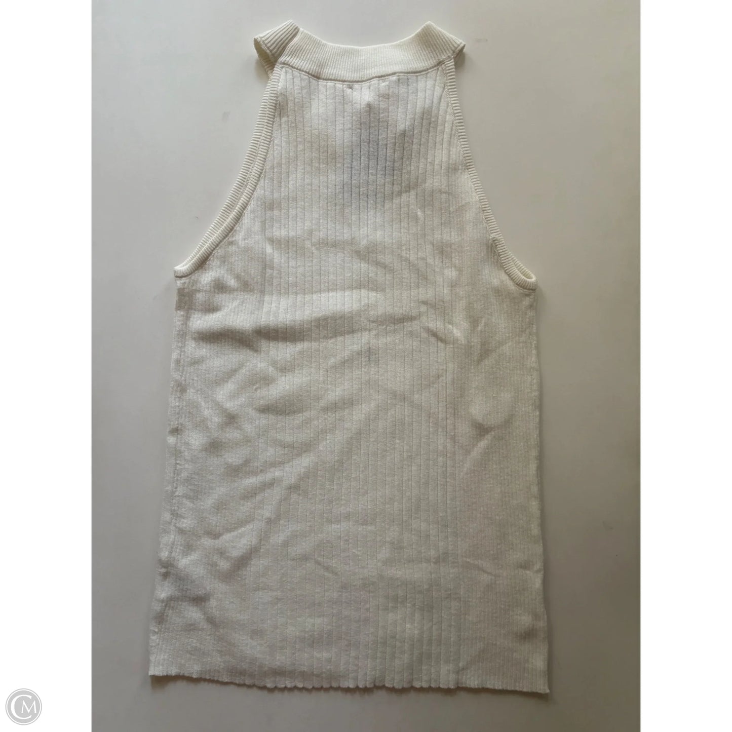 Sweater Short Sleeve By Eesome In Cream, Size: M
