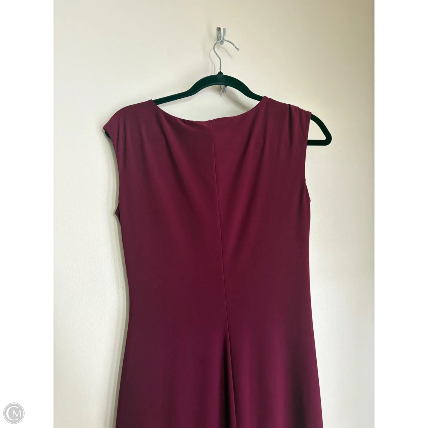 Dress Work By Ralph Lauren In Maroon, Size: S