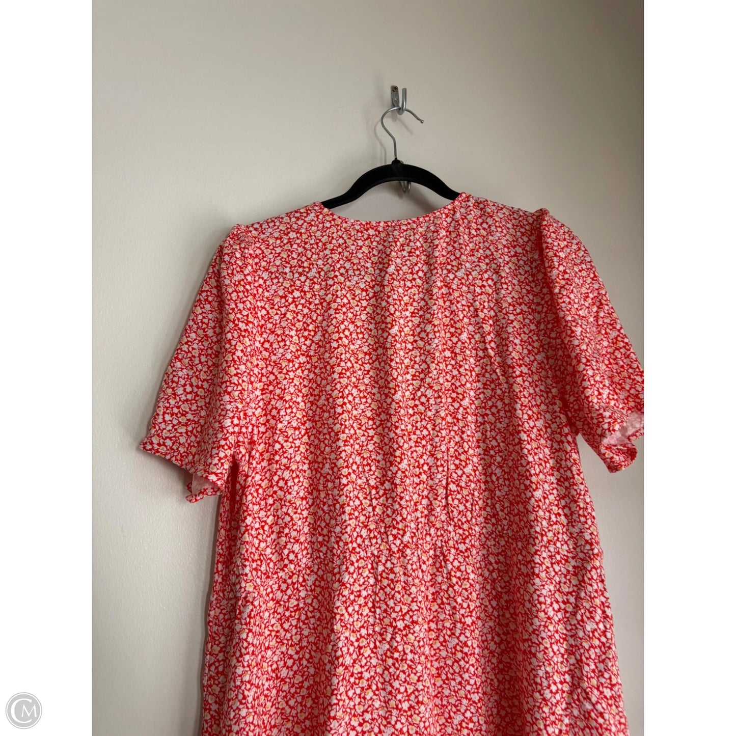 Dress Casual Midi By Old Navy In Orange, Size: Xl
