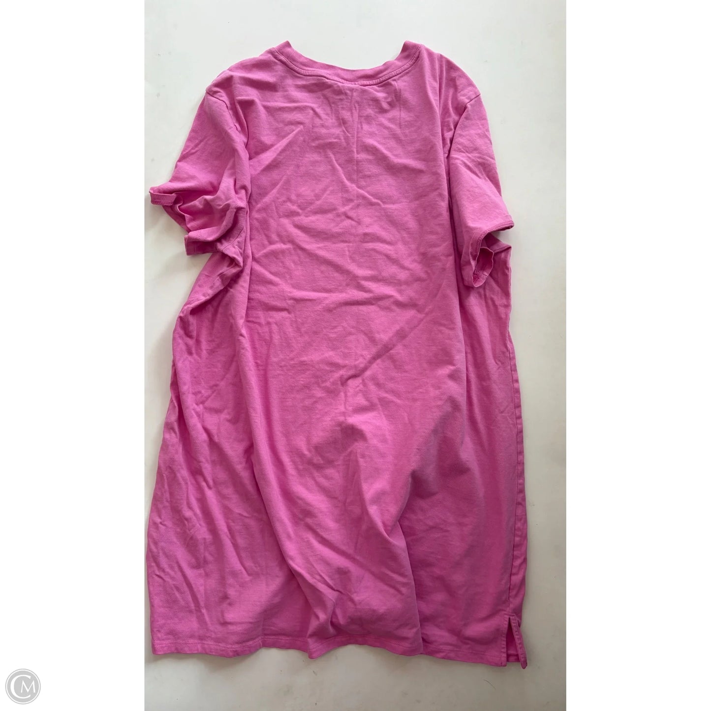 Dress Casual Midi By Old Navy In Pink, Size: Xl