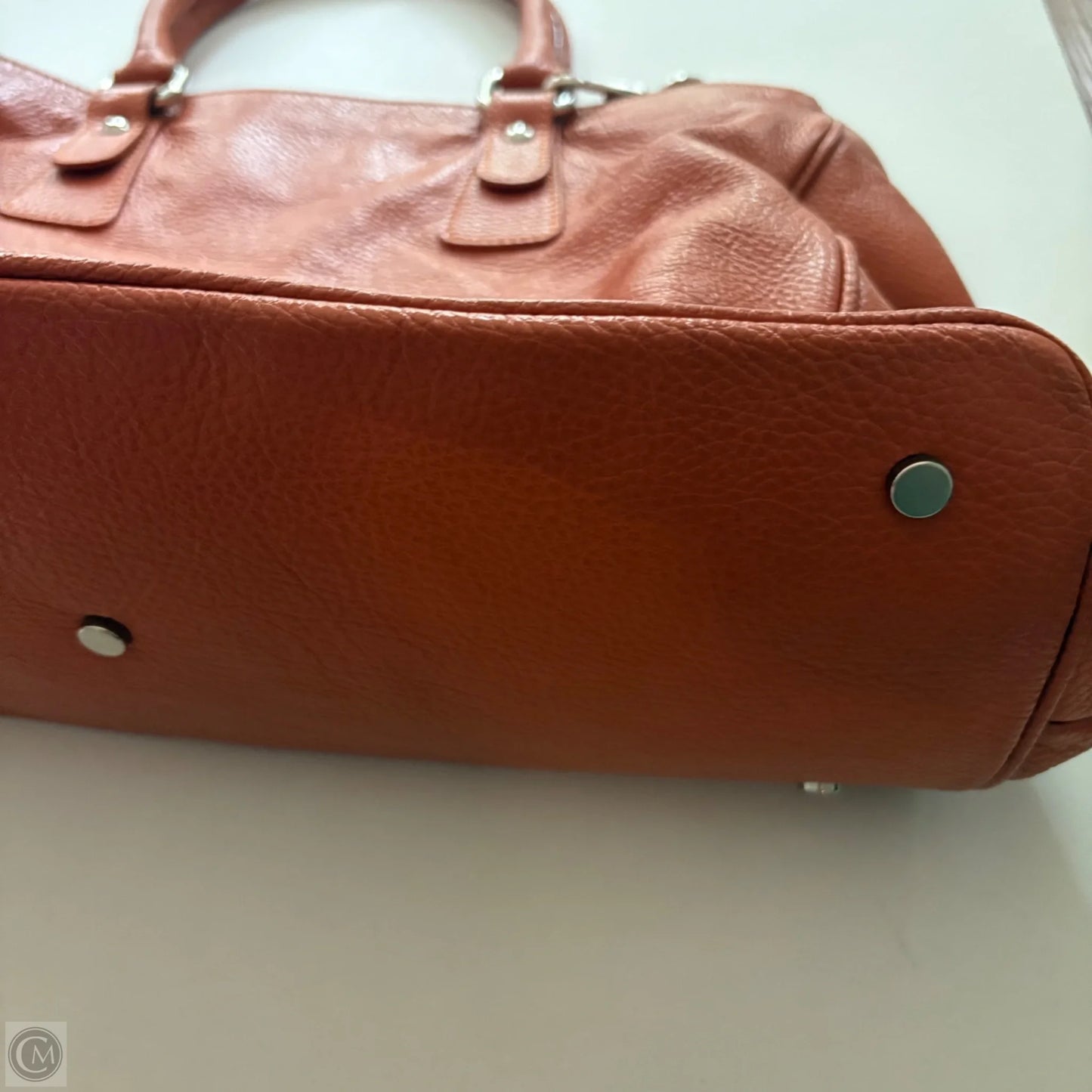 Handbag Leather By Claudia Firenze, Size: Large