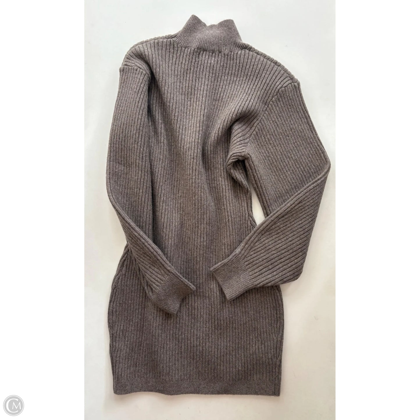 Dress Casual Midi By H&m In Brown, Size: S