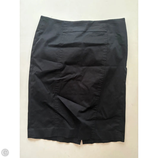 Skirt Midi By Loft In Black, Size: 8