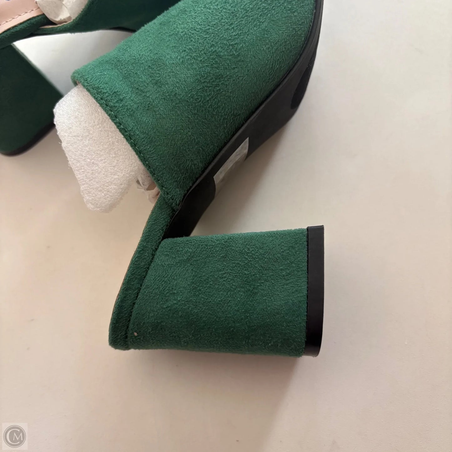 Shoes Heels Block By Journee In Green, Size: 6