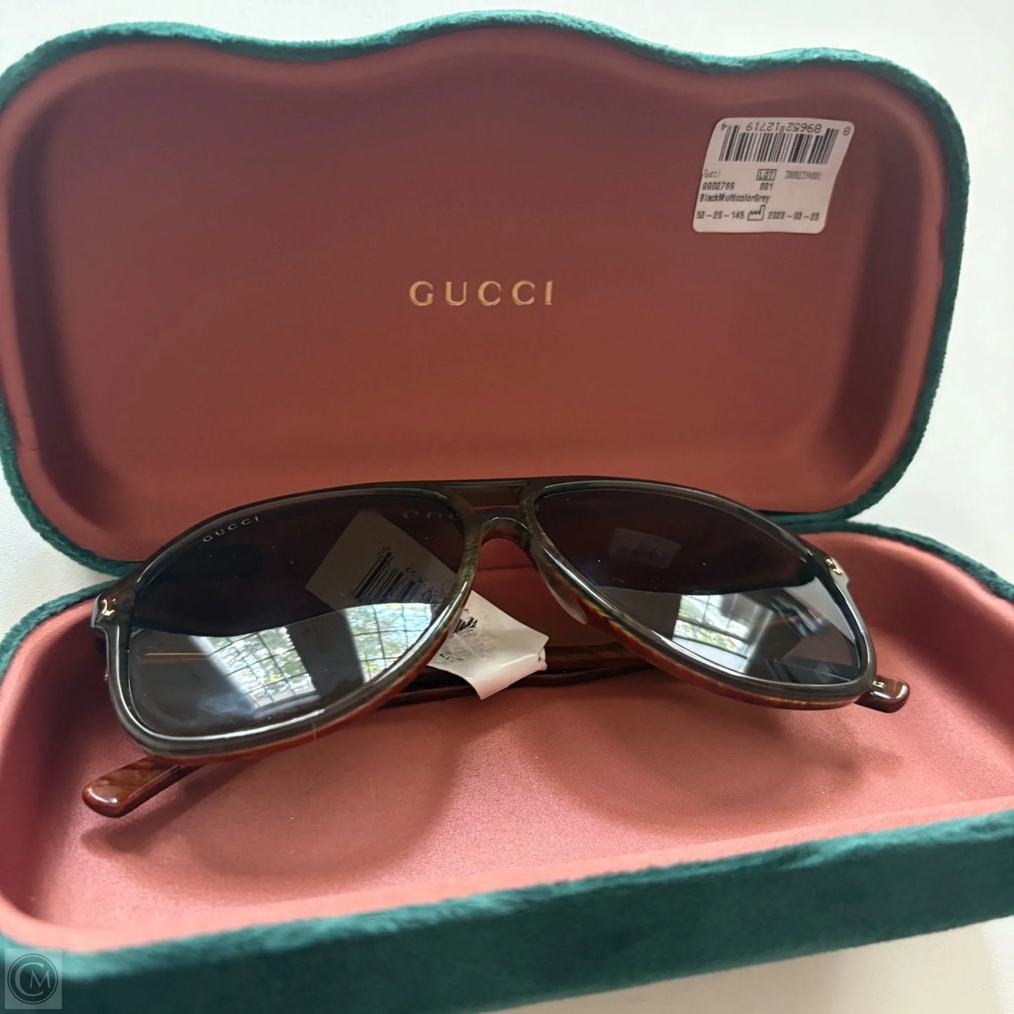 Sunglasses Designer By Gucci, Size: Large