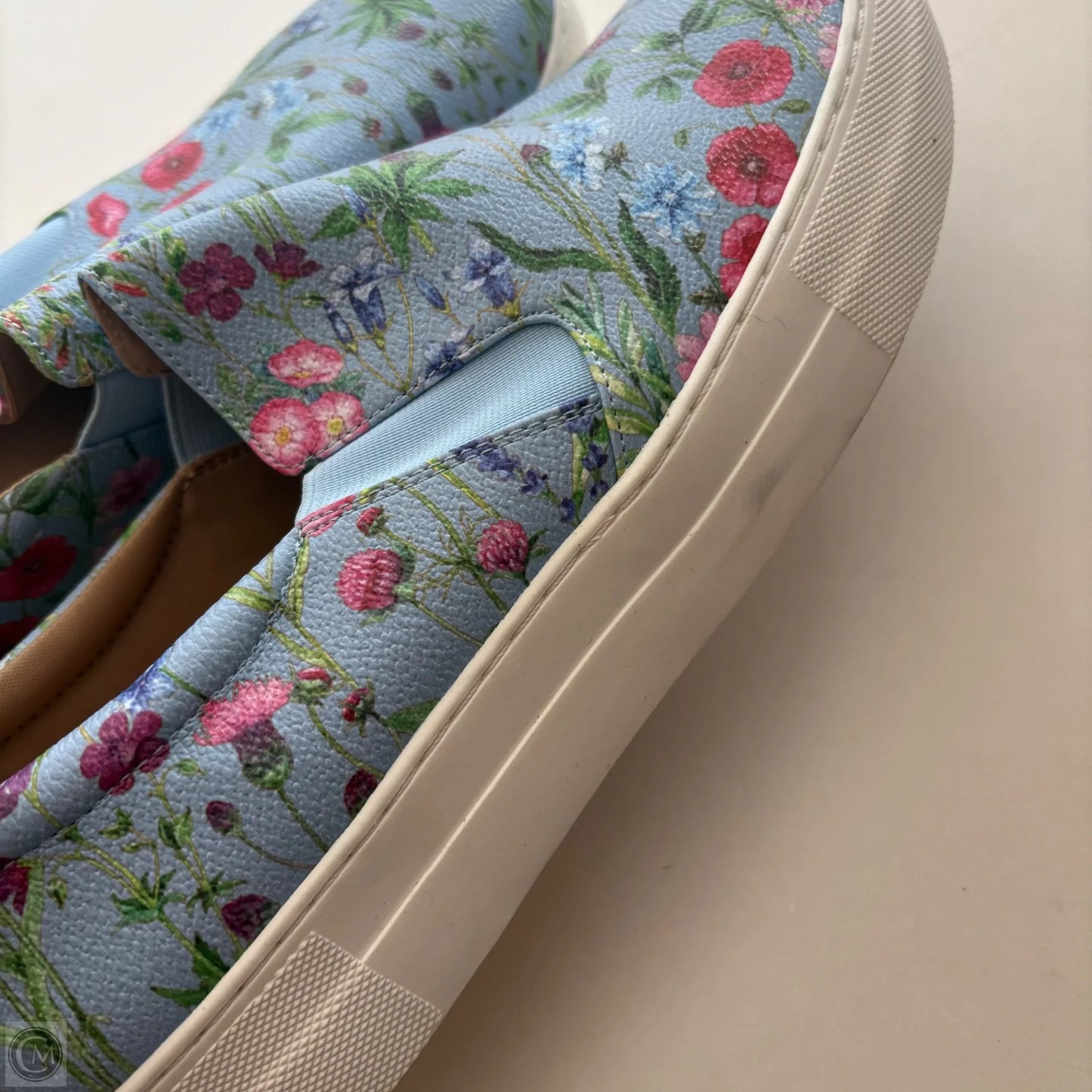 Shoes Flats By Iman Hsn In Floral Print, Size: 10