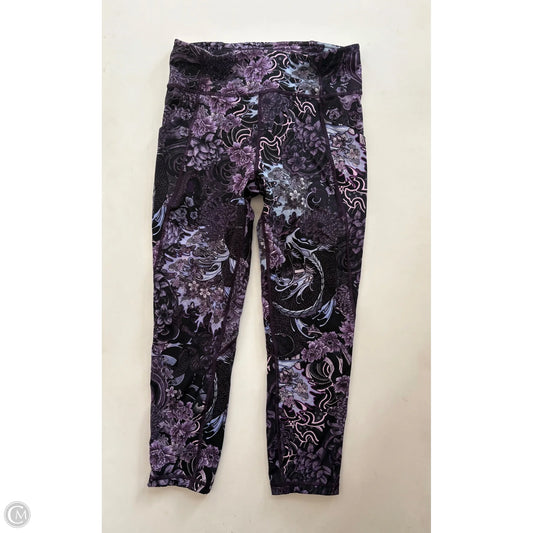 Athletic Leggings By Lululemon In Purple, Size: M