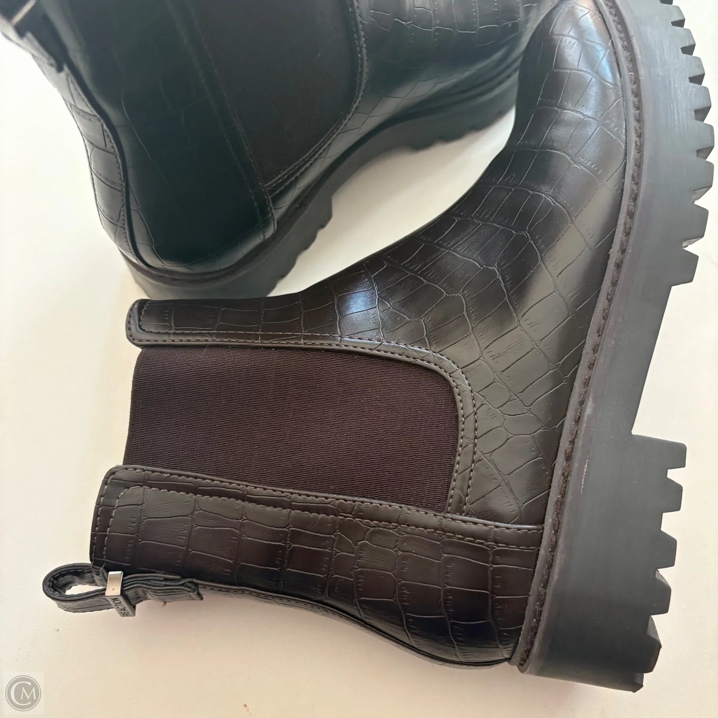 Boots Ankle Heels By Kenneth Cole Reaction In Brown, Size: 9