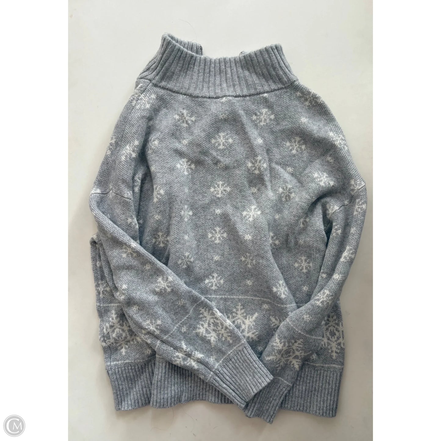 Sweater By Talbots In Grey, Size: Xl