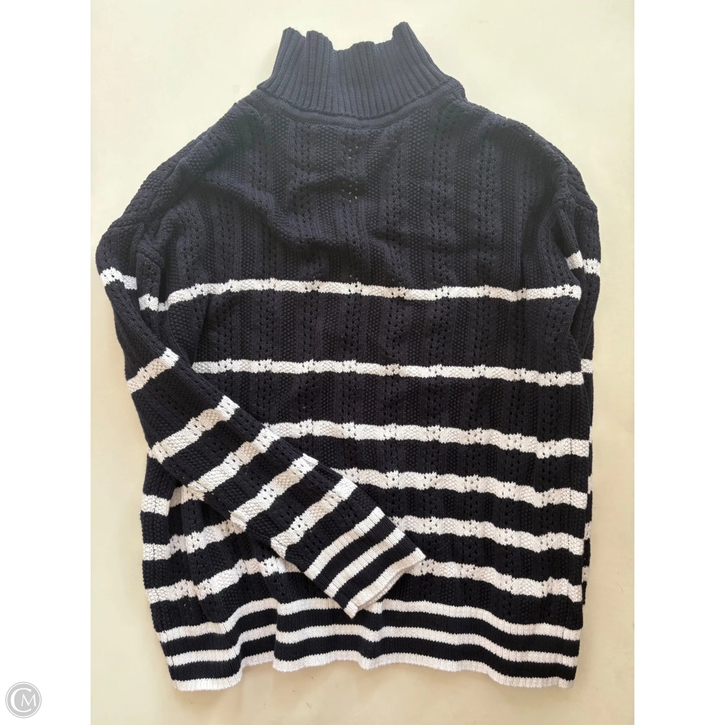 Sweater By Talbots In Navy, Size: L