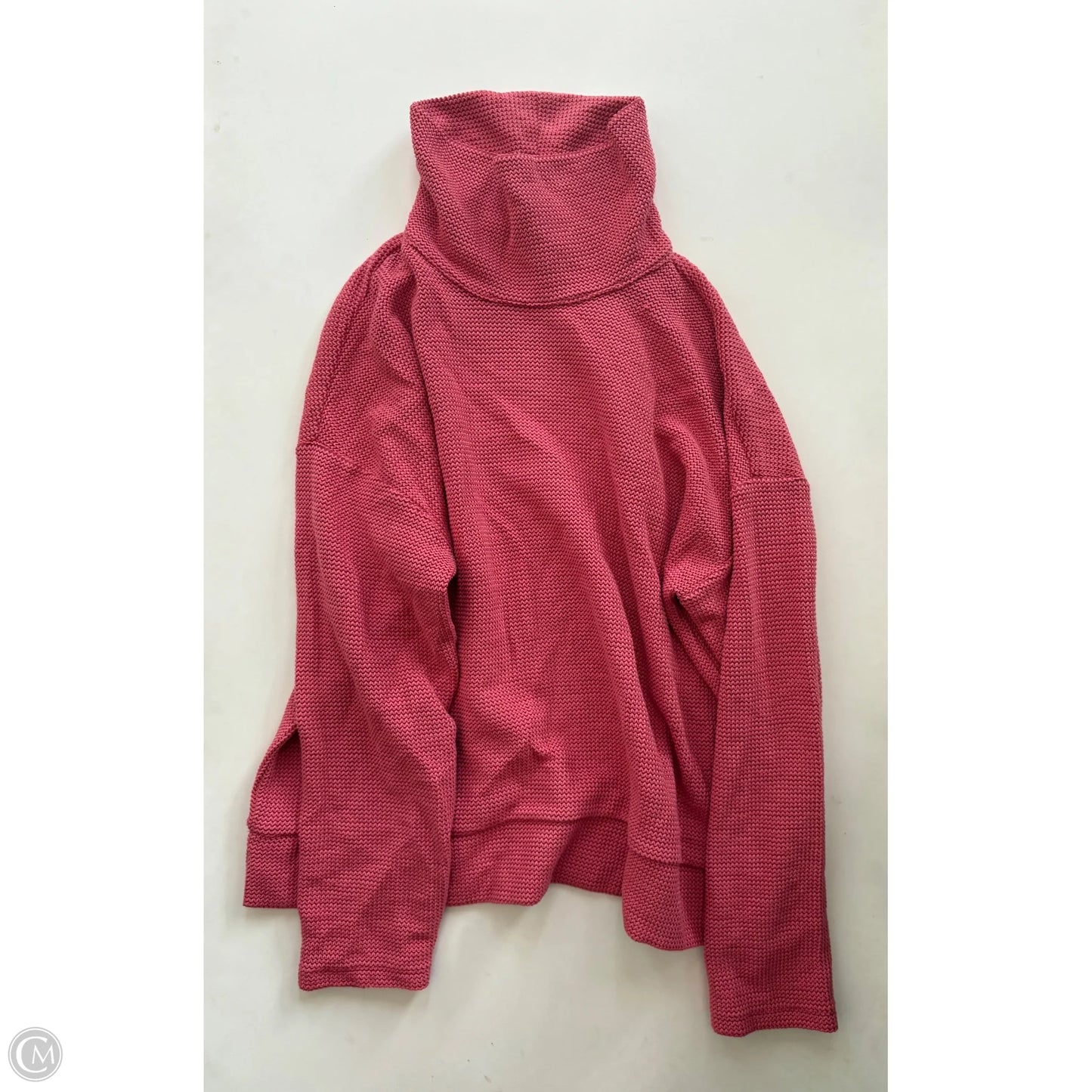 Top Long Sleeve By Talbots In Pink, Size: L