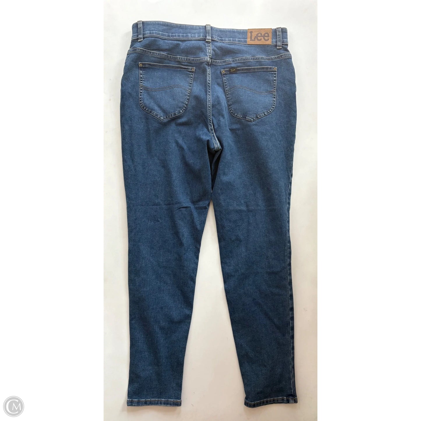 Jeans Straight By Lee In Blue, Size: 14