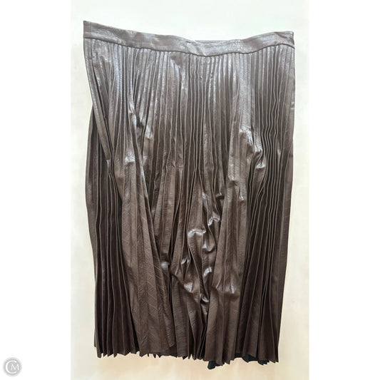Skirt Maxi By Halogen In Brown, Size: 22