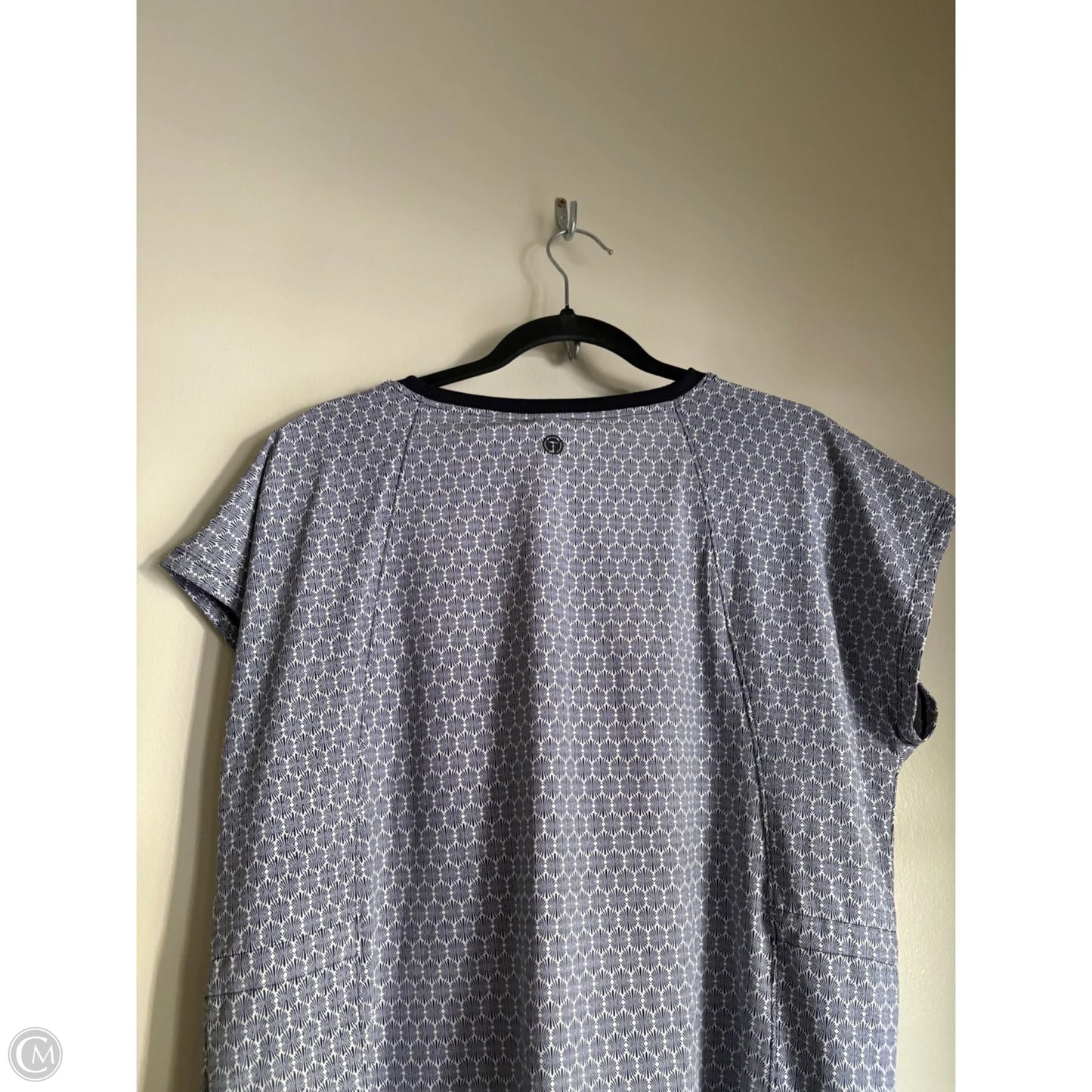 Dress Casual Midi By Talbots In Navy, Size: L