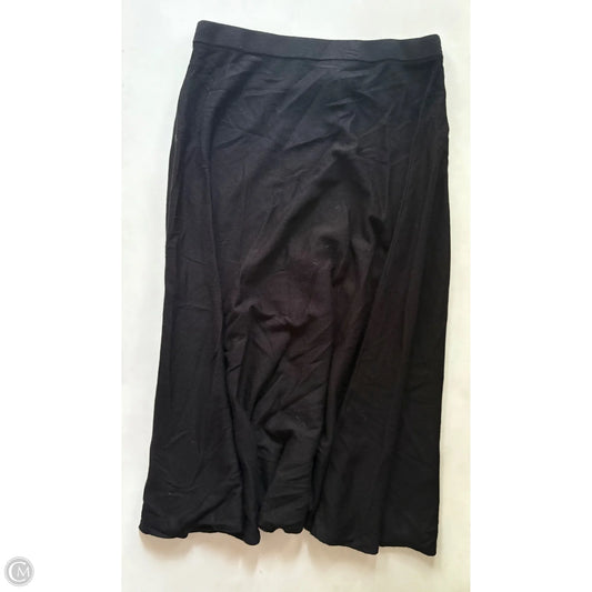 Skirt Maxi By Talbots In Black, Size: 12
