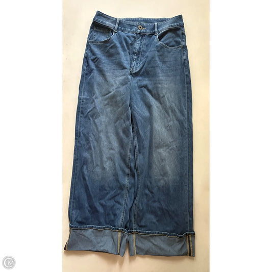 Jeans Wide Leg By Halara In Blue, Size: 8