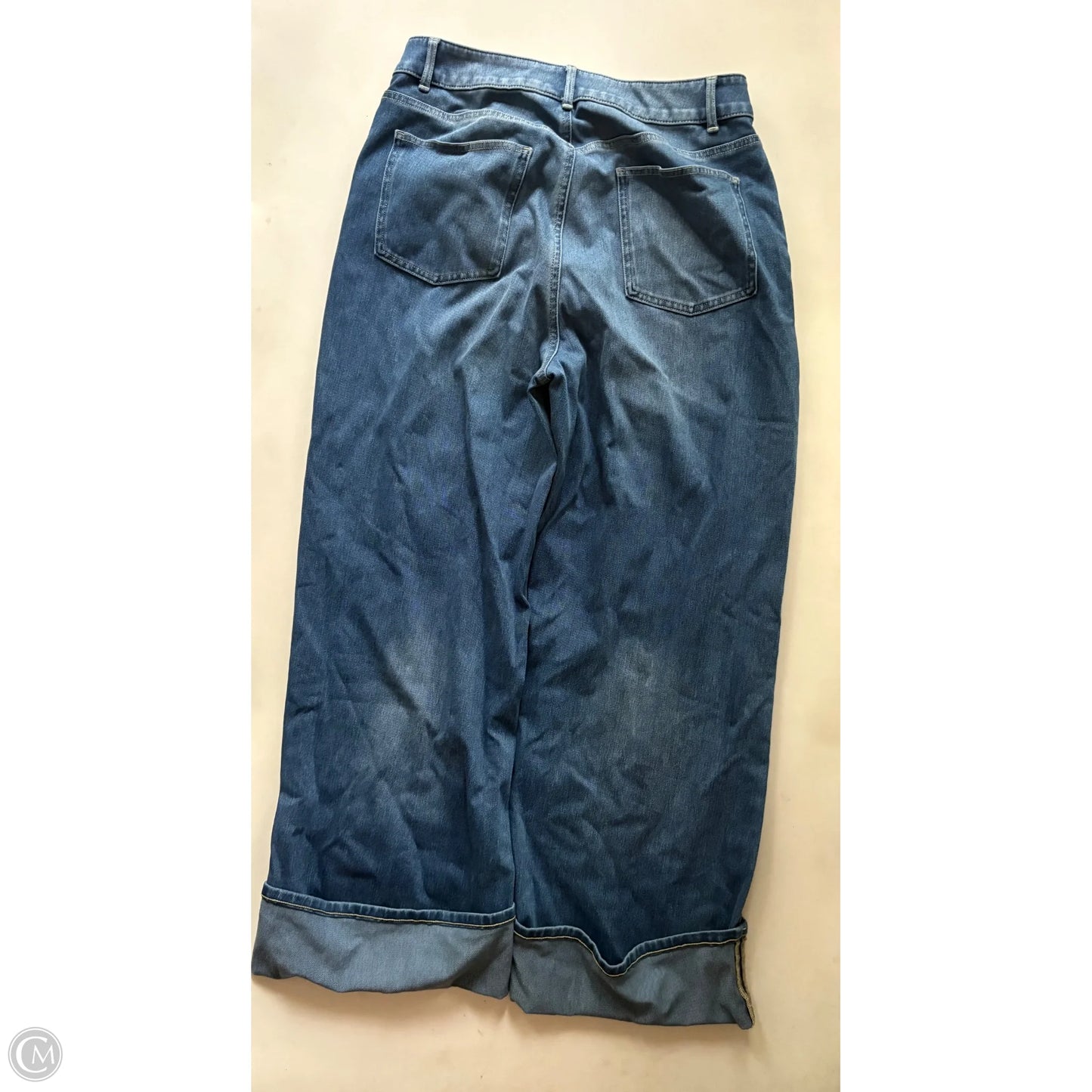 Jeans Wide Leg By Halara In Blue, Size: 8