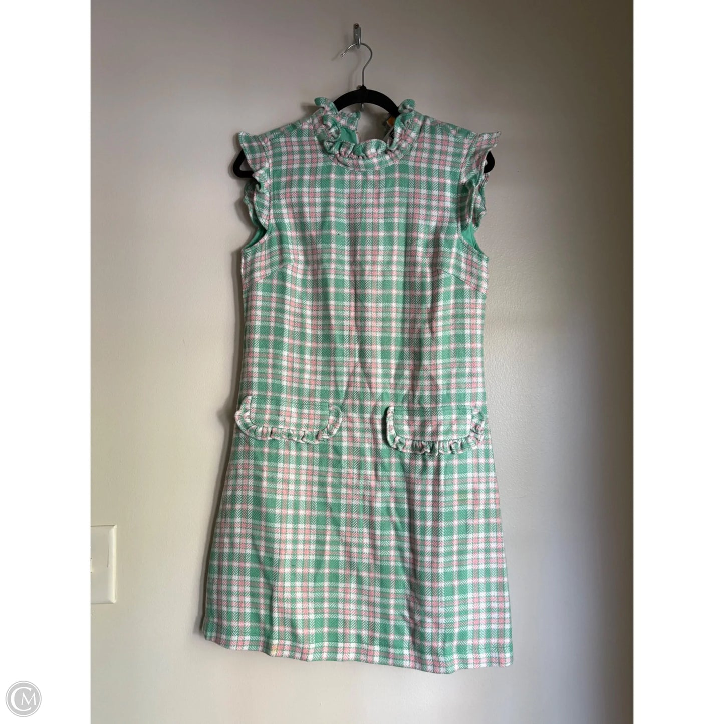 Dress Casual Midi By Beaufortbonnet In Plaid Pattern, Size: S