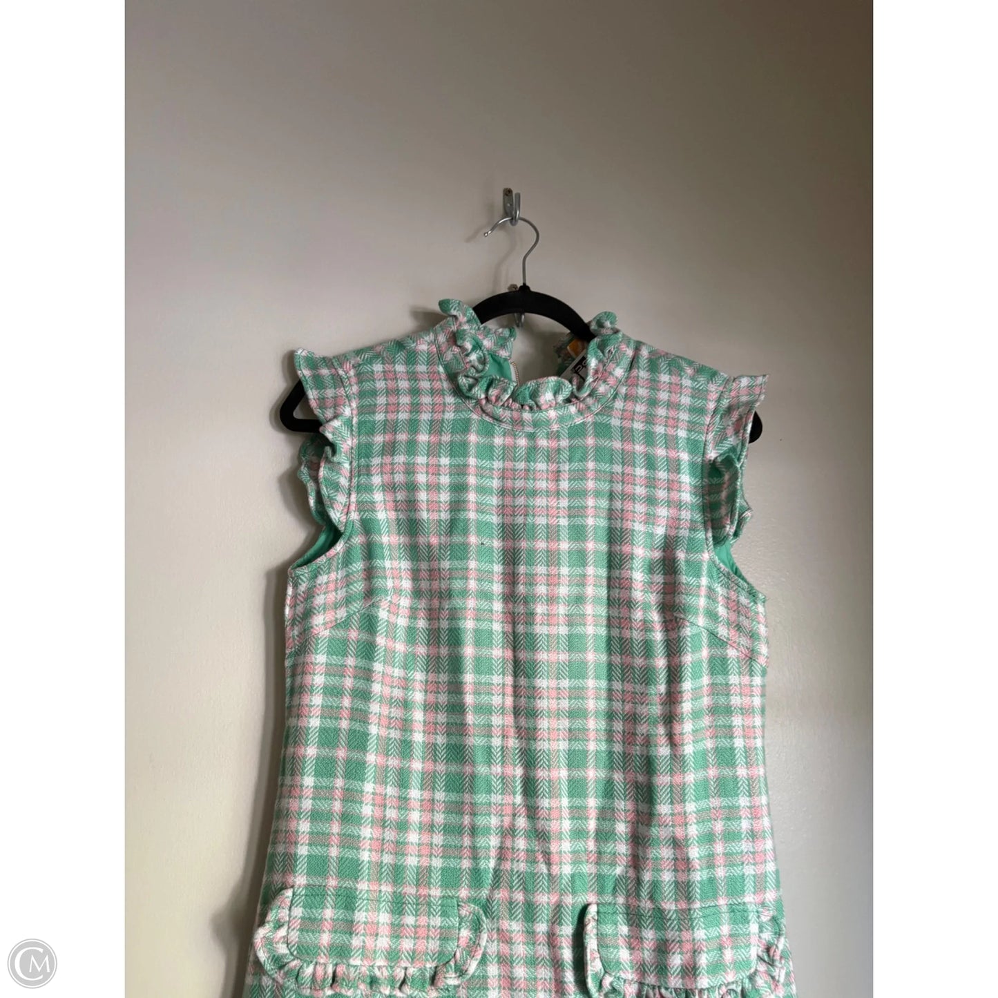Dress Casual Midi By Beaufortbonnet In Plaid Pattern, Size: S