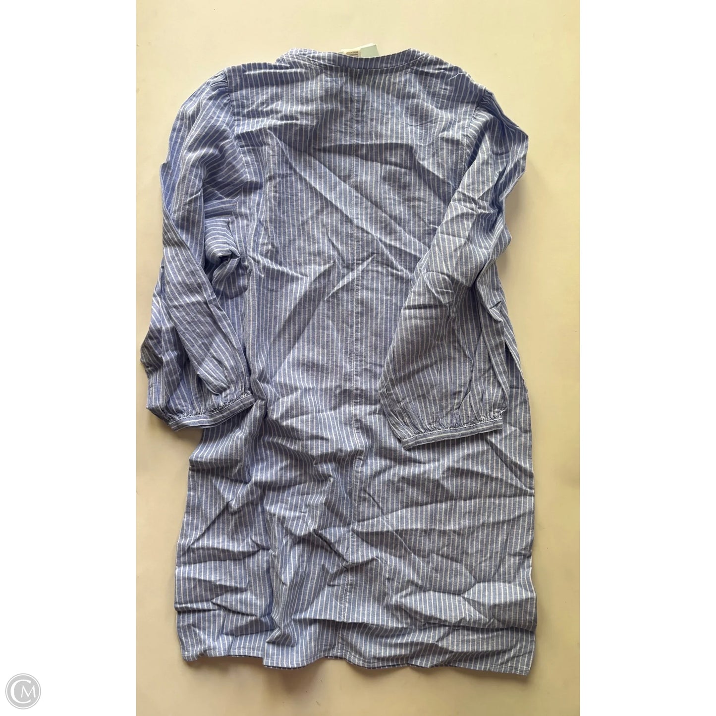 Dress Casual Midi By H&m In Striped Pattern, Size: Xs