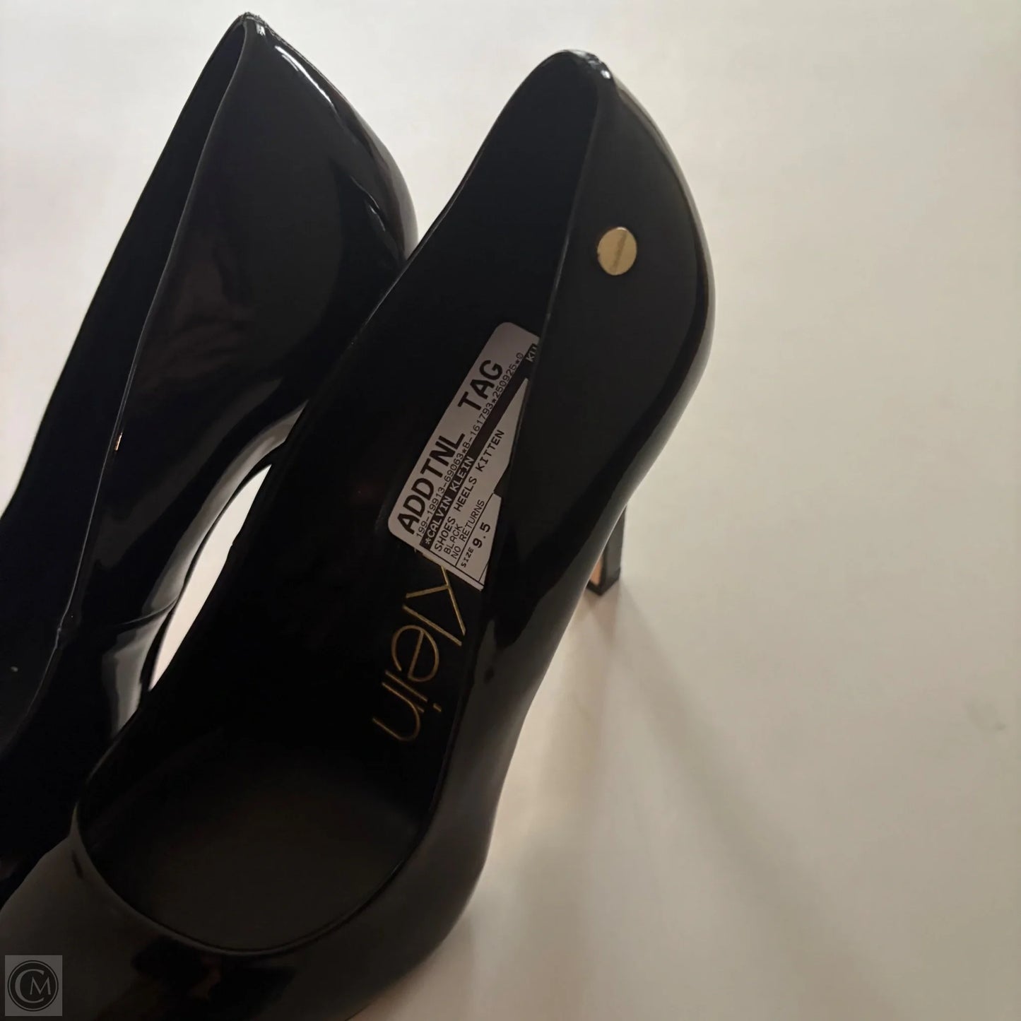 Shoes Heels Kitten By Calvin Klein In Black, Size: 9.5