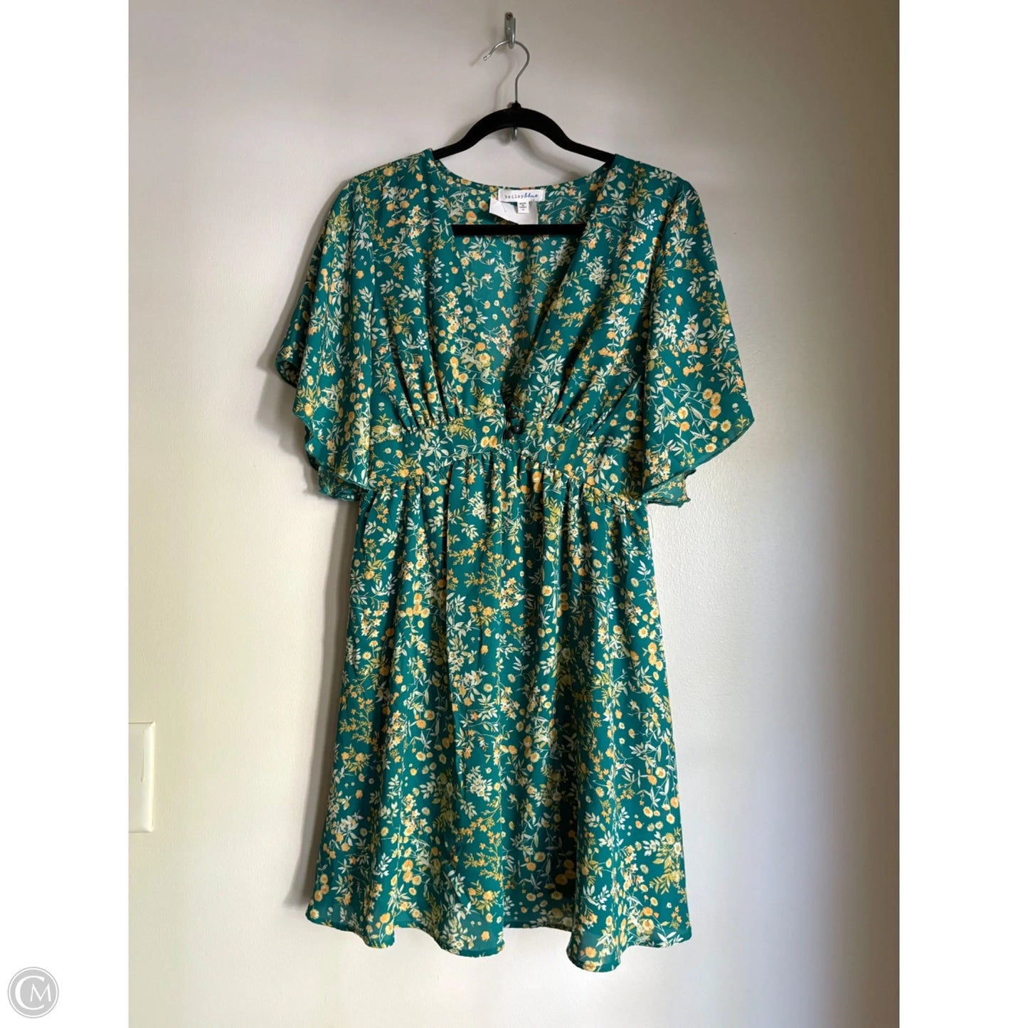 Dress Casual Midi By Bailey Blue In Green, Size: M