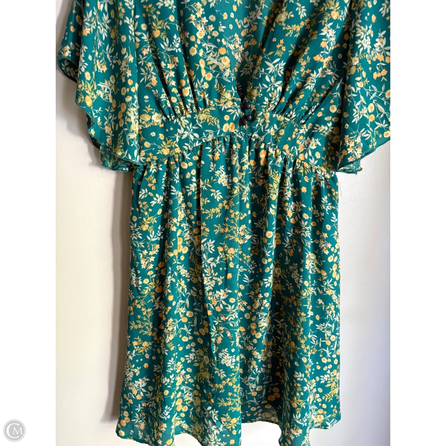 Dress Casual Midi By Bailey Blue In Green, Size: M