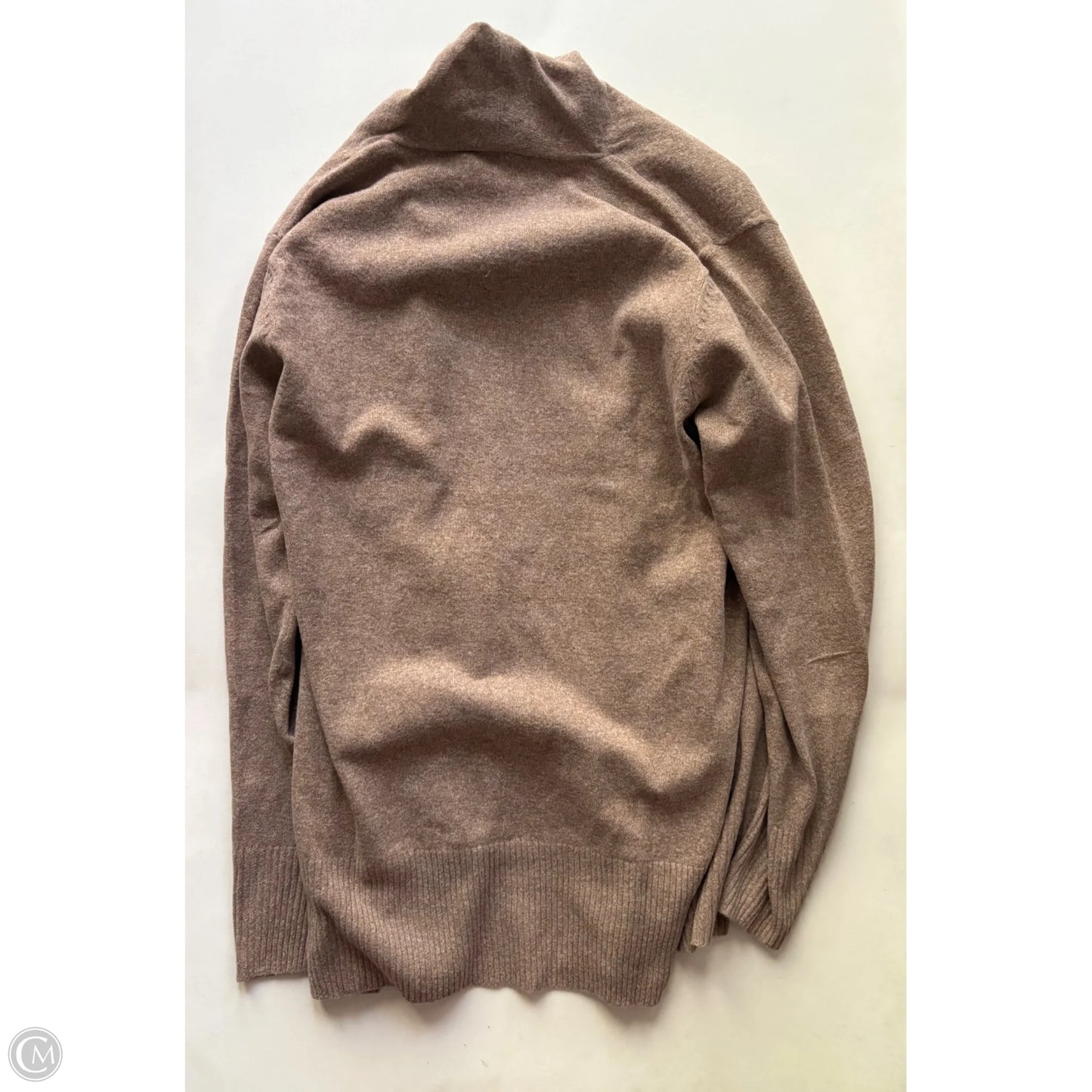 Sweater Cardigan By Croft And Barrow In Tan, Size: M