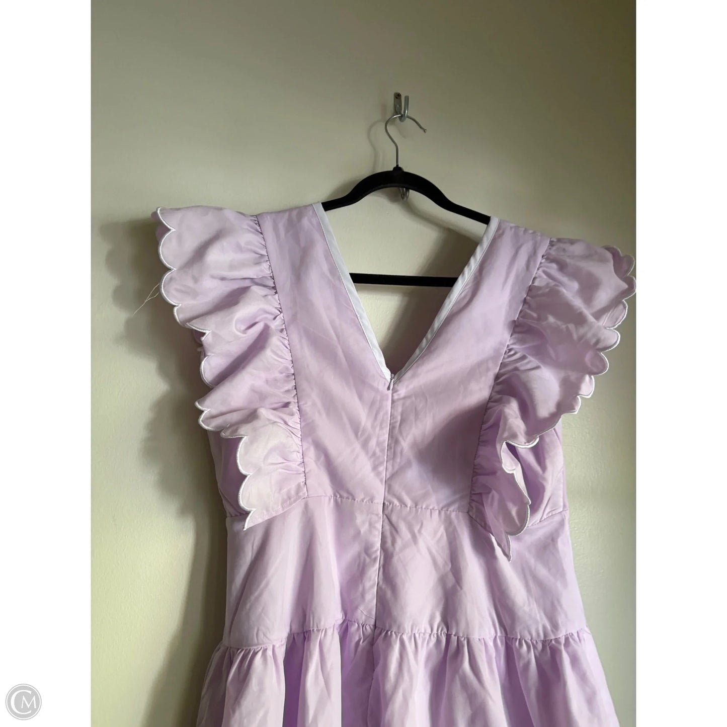 Dress Casual Midi By Tcec In Purple, Size: L