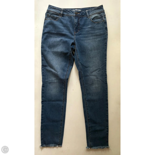 Jeans Straight By Cato In Blue, Size: 8